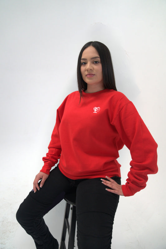 Red AMORE Crewneck