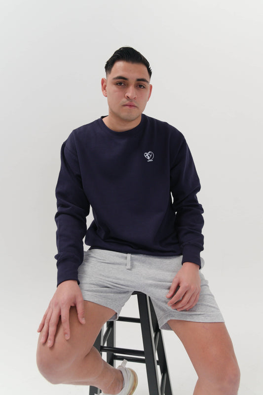 Navy AMORE Crewneck